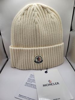 Moncler Beanie Hat(White)