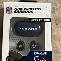 Texans Earbuds With Charging Case. Pls Message Only If They Decided And Ready To Pick Up..