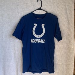 Colts men’s football blue tshirt large