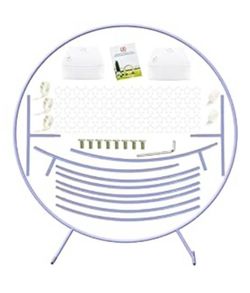 7.2ft Metal Round Balloon Arch kit (Light Purple)