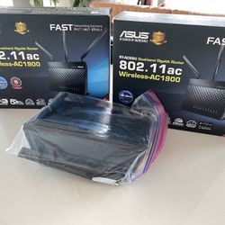 (3) ASUS RT-AC68U dual band routers AiMesh