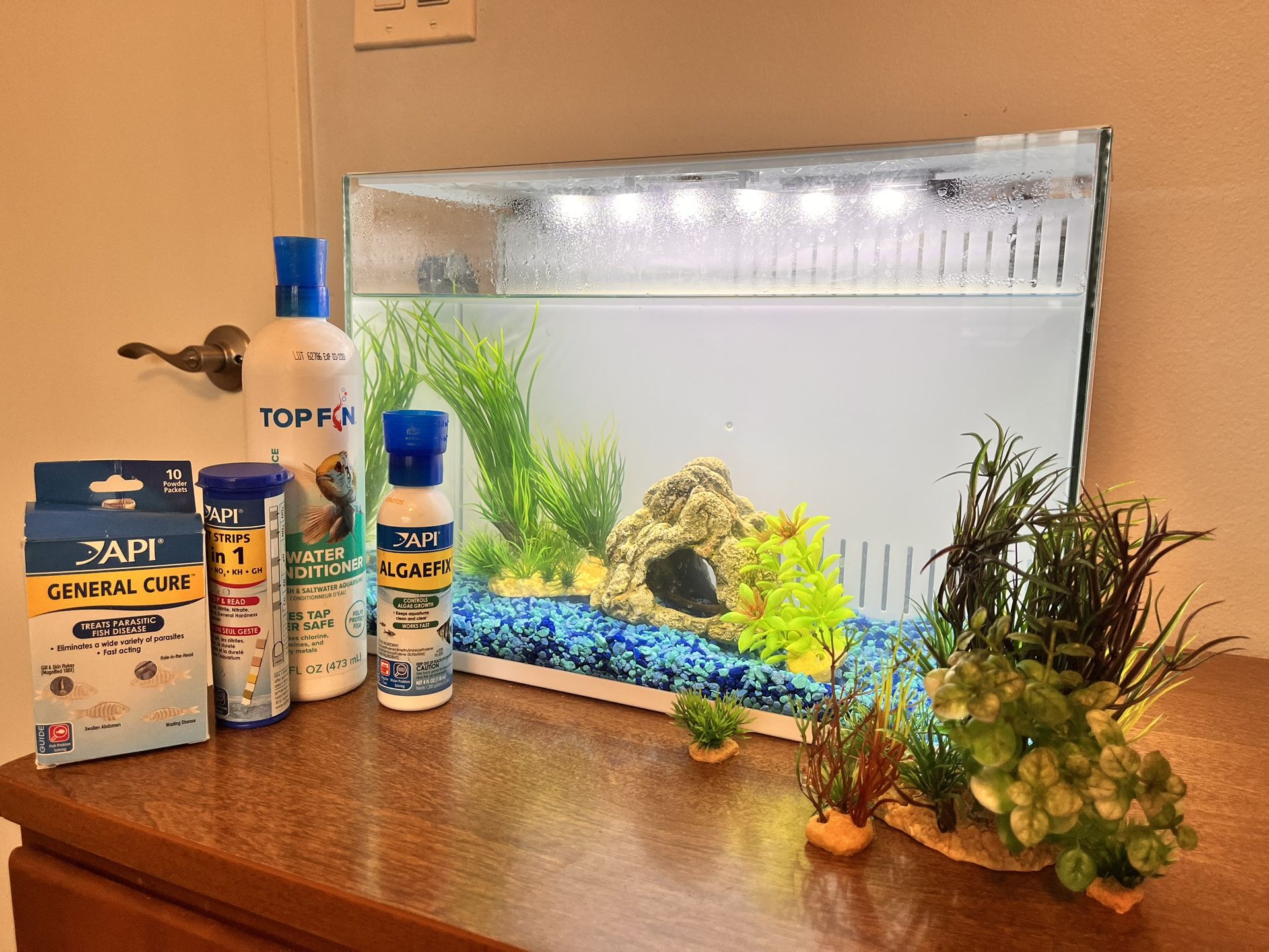 Topfin 5 Gallon Auto Draining Fish tank 