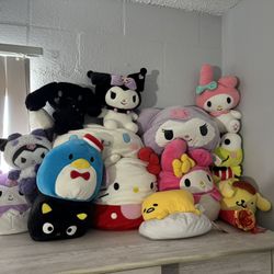 Hello Kitty Plushies 