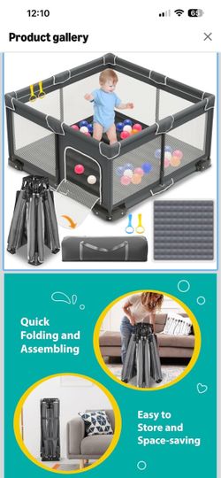 NEW 50x50 Foldable Playpen