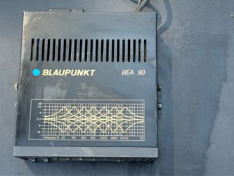 Vintage Blaupunkt BEA 80 car audio equalizer amplifier made in Japan as is untested