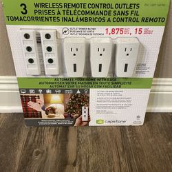3 Wireless Remote Control Outlets