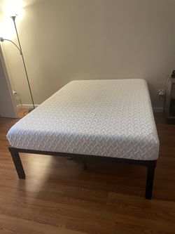 LUCID Dream 8 Inch Mattress Full Mattress with Frame