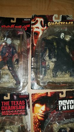 Movie Maniacs lot Leatherface Freddy Jason