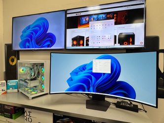 RTX 5080 GAMING PC + MONITOR COMBO - HIGH END GAMING PC AMD RYZEN 9-9950X3D | NVIDIA RTX 5080 GRAPHICS CARD | 64 GB DDR5 RGB RAM | 4 TB NVME SSD |