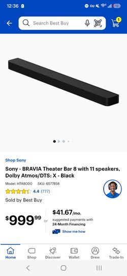 Sony BRAVIA Theater Bar 8 Soundbar