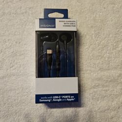 Wired Earbuds With Usb-c Connector