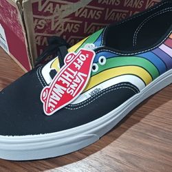 Vans Authentic Rainbow 9.5 Mens / 11 Women