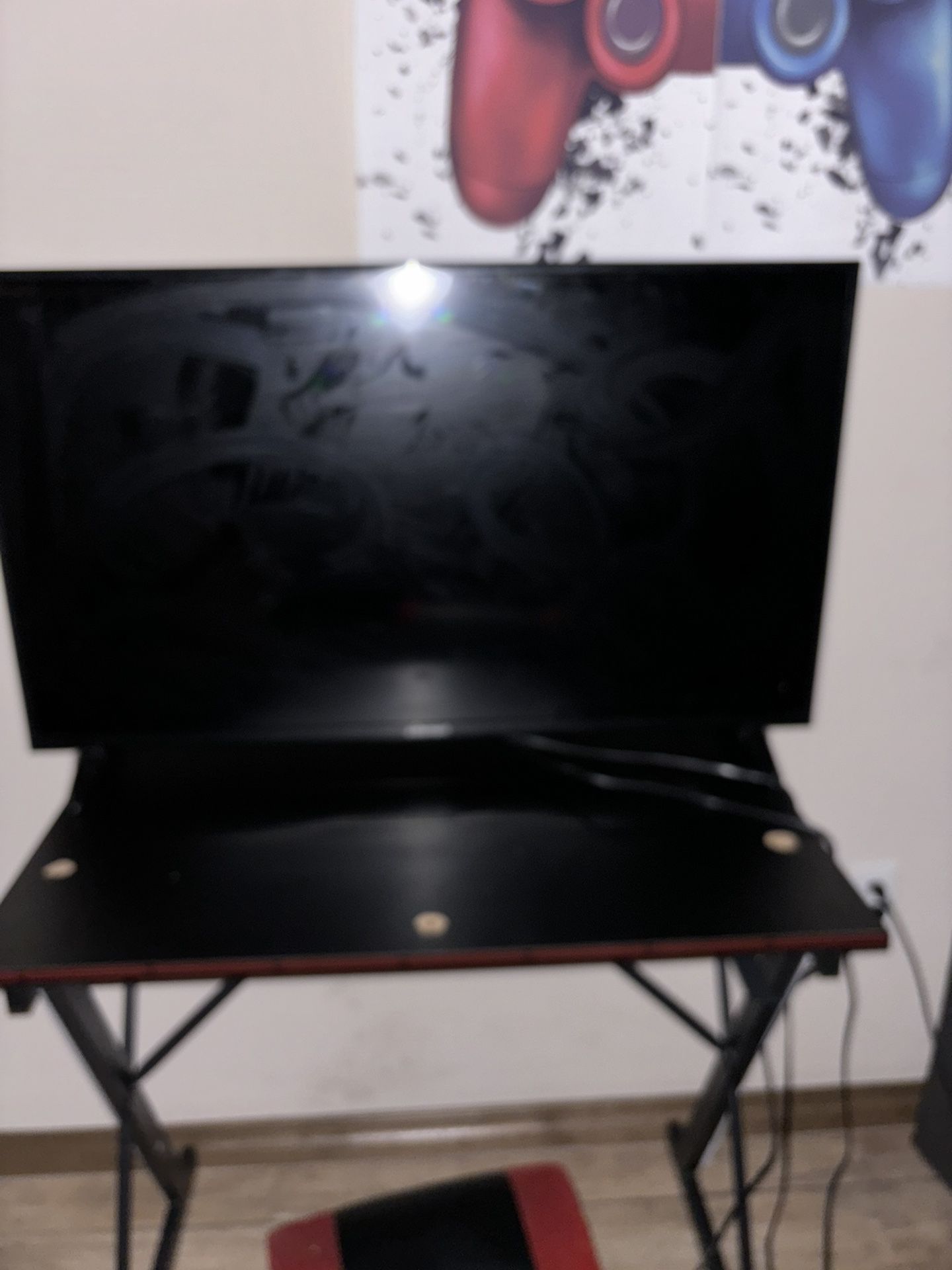 Tv, Desk, Gaming Chair