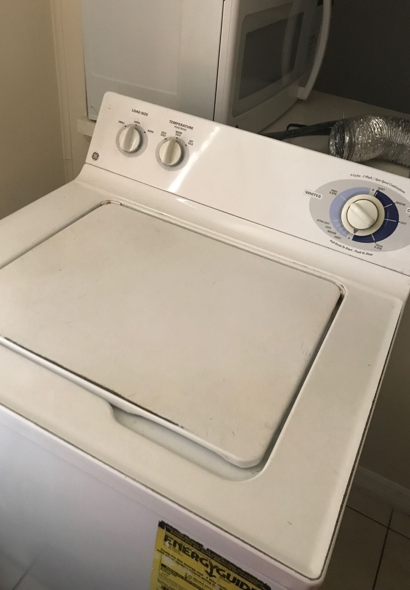 Washer and dryer