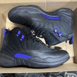 Jordan 12 Retro - Black Concord, Size 7.5