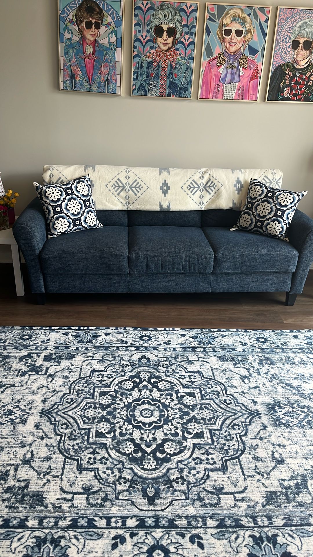 Brand New Sofa, Navy Moving Must Sale