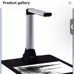 New in box D500 Portable Document Camera, A4 Document Scanner for Teacher, Professional Scanner with Multi-Language OCR, SDK & Twain for Windows Only