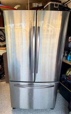 Stainless steel Samsung refrigerator