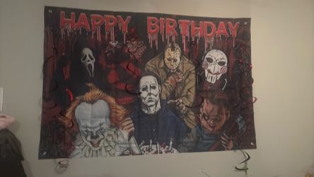 Birthday backdrop