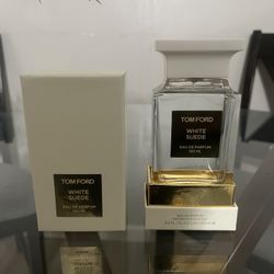 Tom Ford White Suede