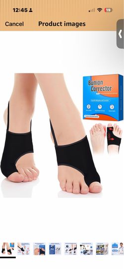 2PCS Bunion Corrector for Women & Men - Toe Alignment Corrector with Splint & Pads for Hallux Valgus Pain Relief, Toe Separator for Day/Night, Upgrade
