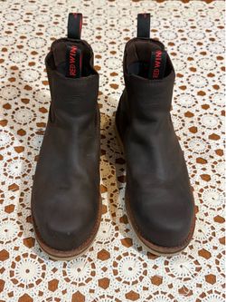 Red Wing 2446 Traction Tread Lite Chelsea Safety Toe Work Boot Men's Sz 10