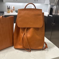 Used Mansur Gavriel Leather Backpack and Tote