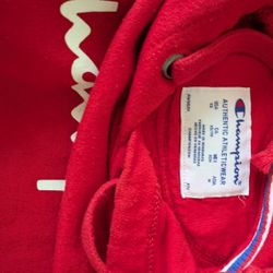 Champion Red Hoodie XS, Dark Blue