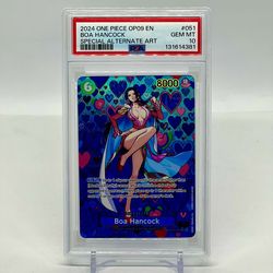 Boa Hancock - 2024 One Piece OP09 EN Special Alternate Art #051 - PSA 10