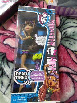 Monster High Dead Tired Clawdeen Wolf