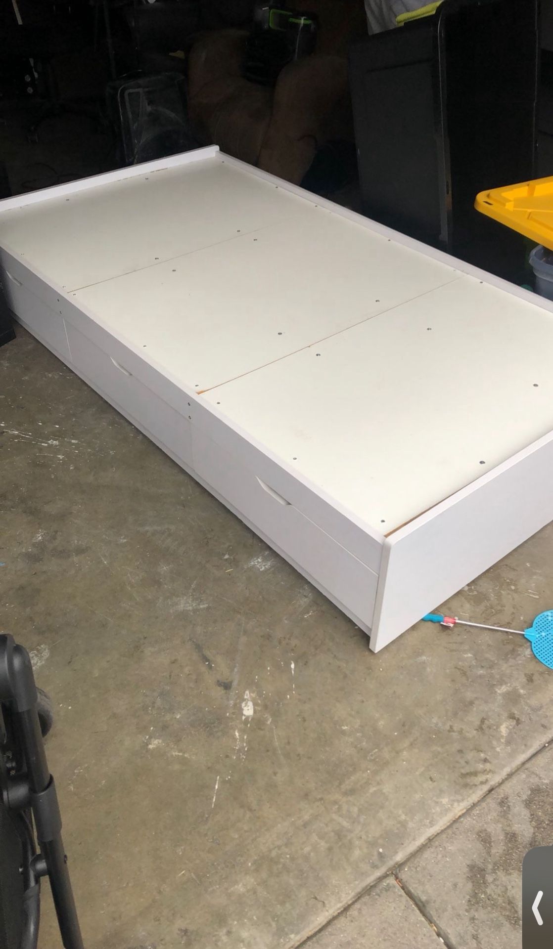 Twin Bed Frame With Drawers