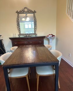 Designer Arhaus  Crafted wood table