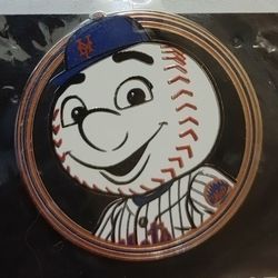 New York Mets "MR. MET" Lapel/Hat/Tie Pin By Wincraft (New In Package) EXTREMELY RARE!👀🤯 GREAT FOR HATS!💣Please Read Description.