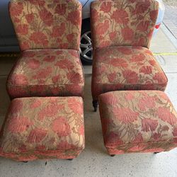 Chairs And Ottoman 