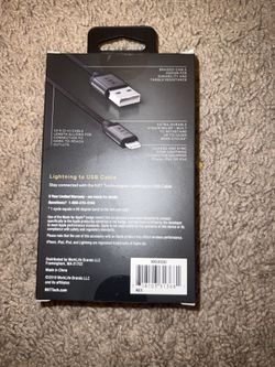 NXT Technologies Technologies 10 Ft. Lightning to USB Cable Blk NX54350