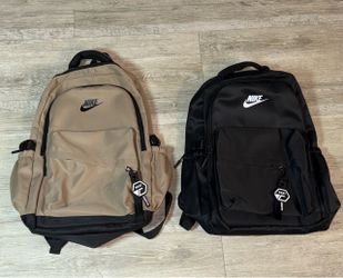 Nike Backpacks Tan and Black
