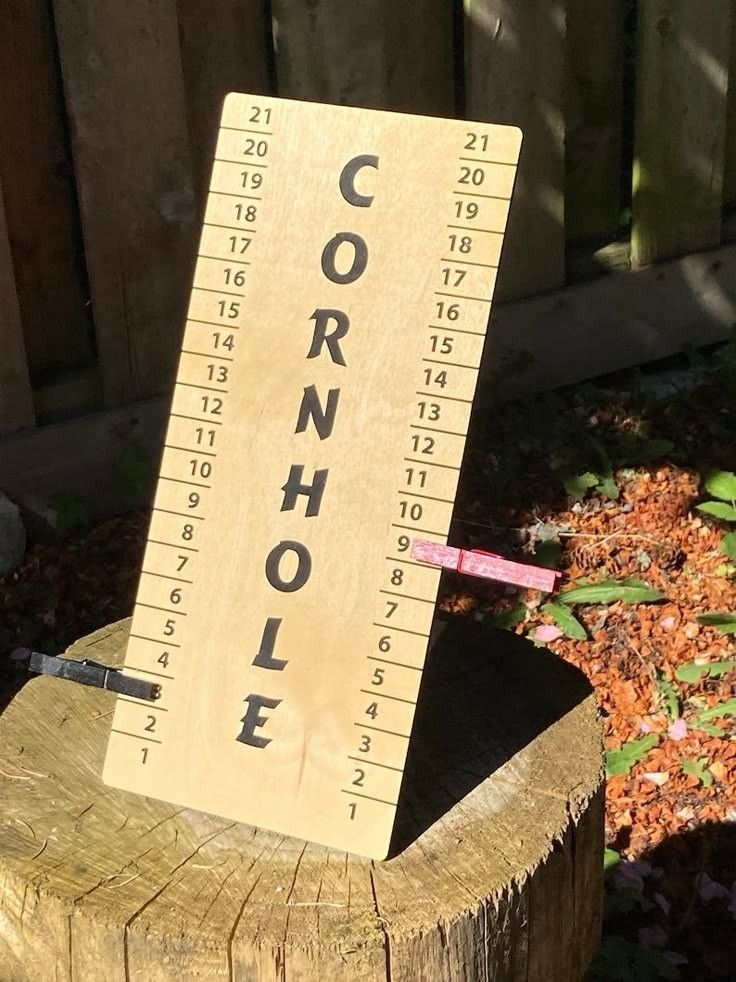 Custom Made Yard Game Score Boards