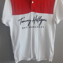 Mens TH polo Shirt Size Small