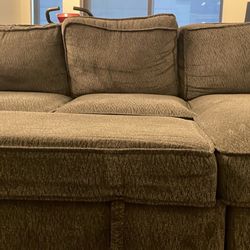 L Shaped Sleeper Sectional Couch 