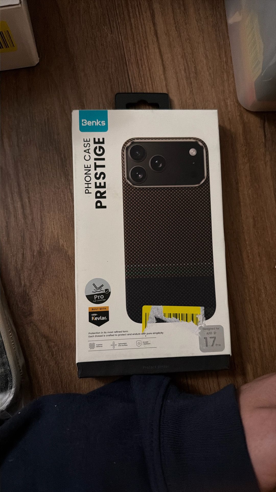 BENKS Prestige ArmorPro Case for iPhone 17 Pro with Camera Control Button, [Compatible with Magsafe] Full-Boby Protective Case Made with Dupont Kevlar