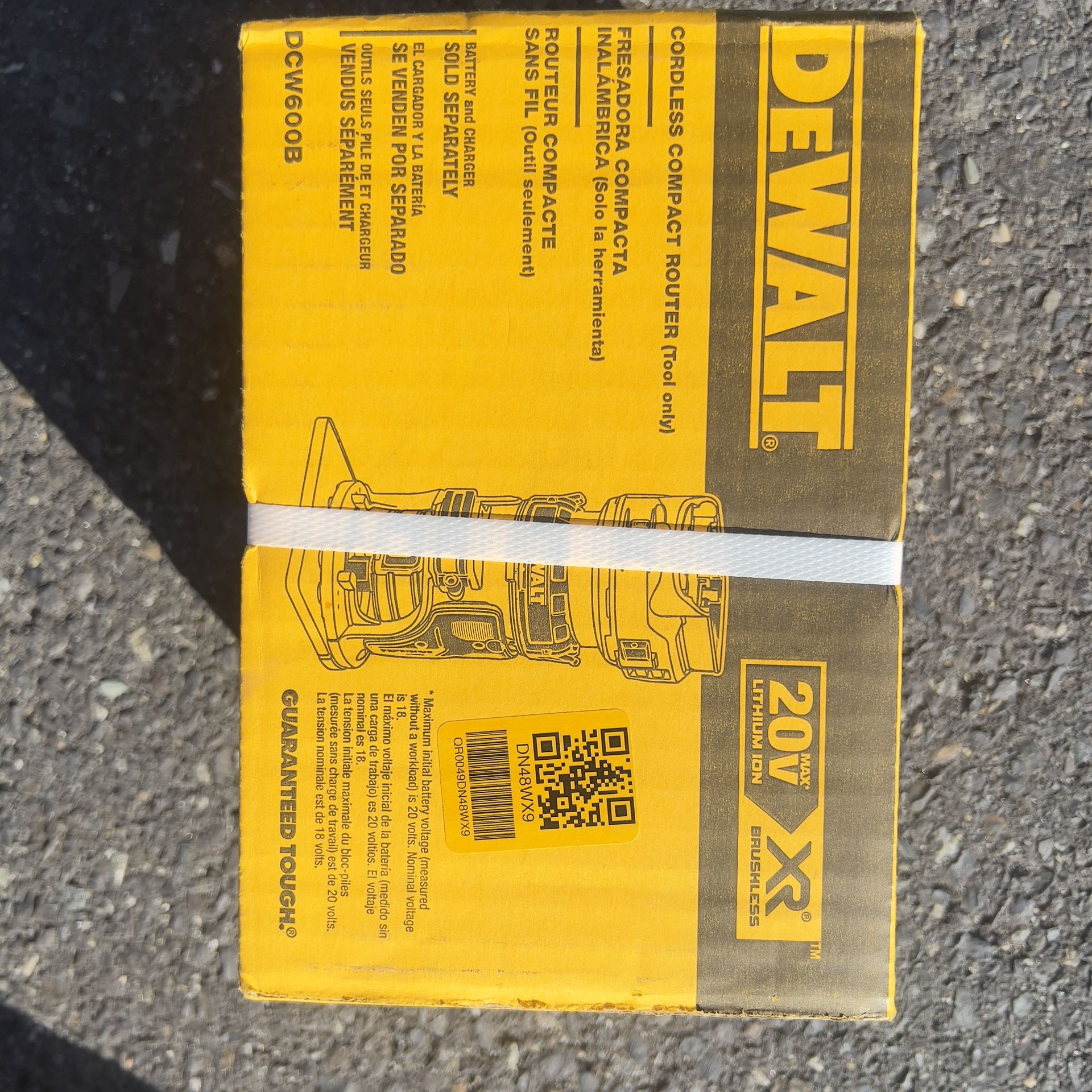 DeWalt XR 1/4-in Variable Brushless Fixed Cordless Router
