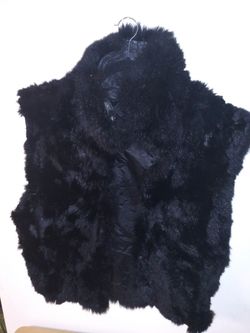 Womens small faux fur vest