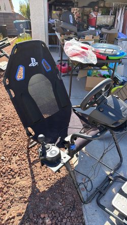 PS5/4 Sim Racing Chair With Wheel And Pedals Logitech like new
