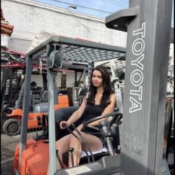 SUPER SALE! FORKLIFTS (TOYOTA, KOMATSU, CAT, MITSUBISHI), 2-3 STAGES, TERRAIN TIRES, SIDE SHIFT