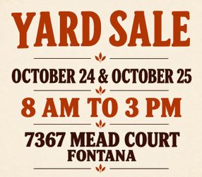 Yard Sale