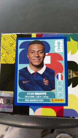 Blue border mbappe 2026 World Cup panini