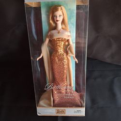 Barbie The Birthstone Collection 2002 November Topaz