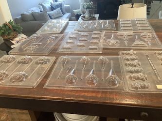 Plastic candy molds