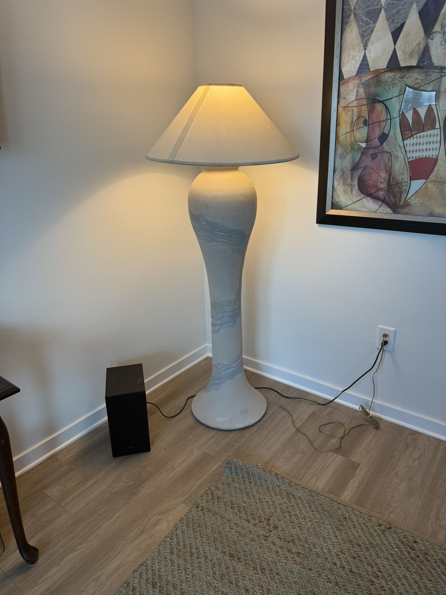 Signed Lee Reynolds lamp