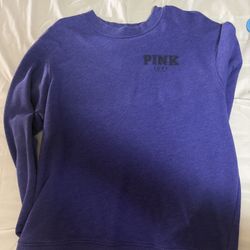     VS Pink Purple Crewneck 